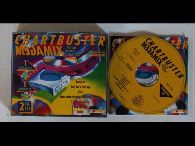 The Remake Factory Chartbuster Megamix GER 2CD 1991 Inc. Karaoke CD