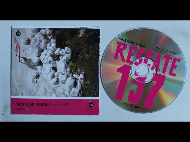 Cristian Vogel Rescate 137 UK Adv Cardcover CD 2000 Techno Experimental