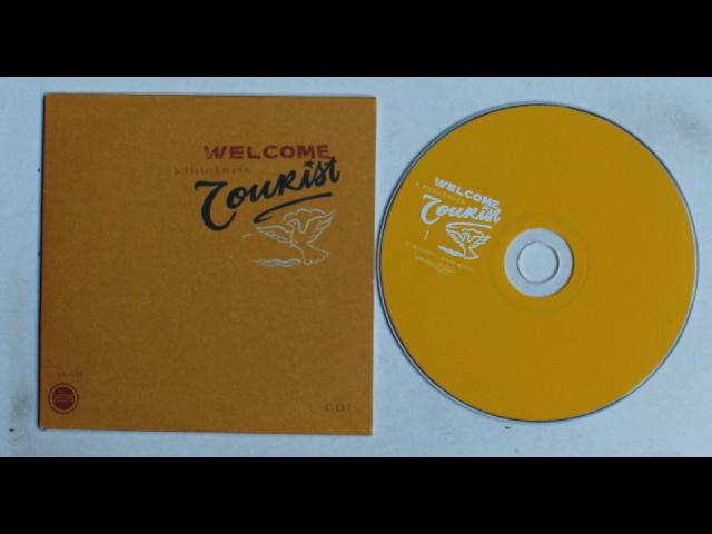 B. Fleischmann Welcome Tourist GER Adv Cardcover CD 2003 Electronic Post Rock