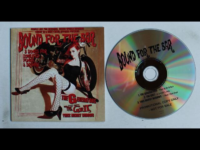 Bound For The Bar - 3 Songs For Lowlifes, Punks & Drunks Adv Card CD-Single 2008