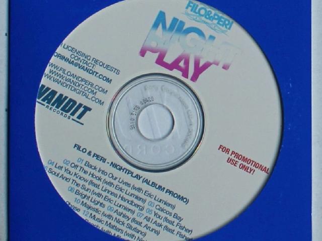 Filo & Peri Nightplay GER Adv Cardcover CDR Trance