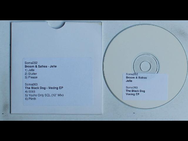 The Black Dog Vexing EP / Broom & Safras Jelle UK Adv Cardcover CDR 2009 Soma