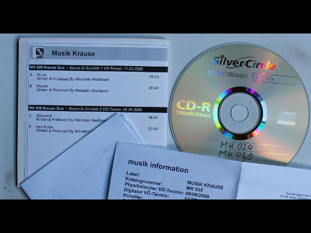 Das Krause Duo Beans In Sandals Part 1 / 2 GER CDR 2009 + Inserts