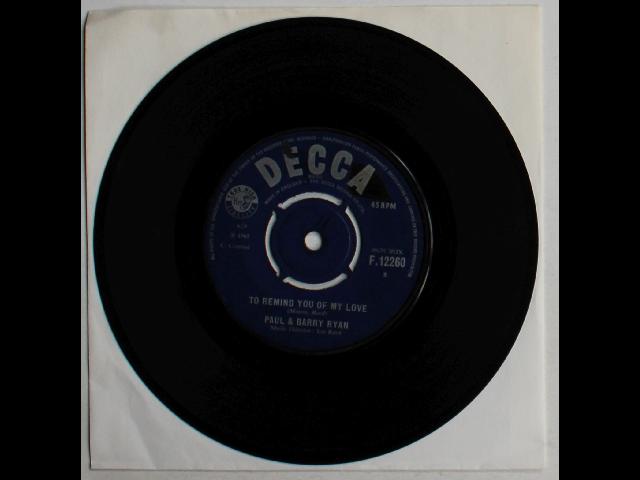 Paul & Barry Ryan Don't Bring Me Your Heartaches UK 7inch Vinyl Single 1965
