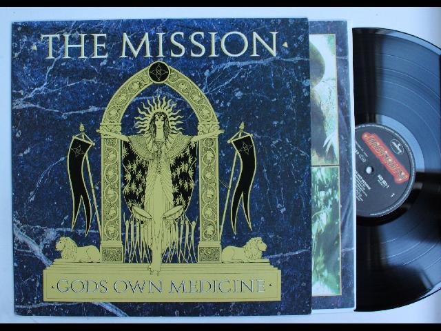 The Mission Gods Own Medicine EU LP 1986 + Innerbag Top!