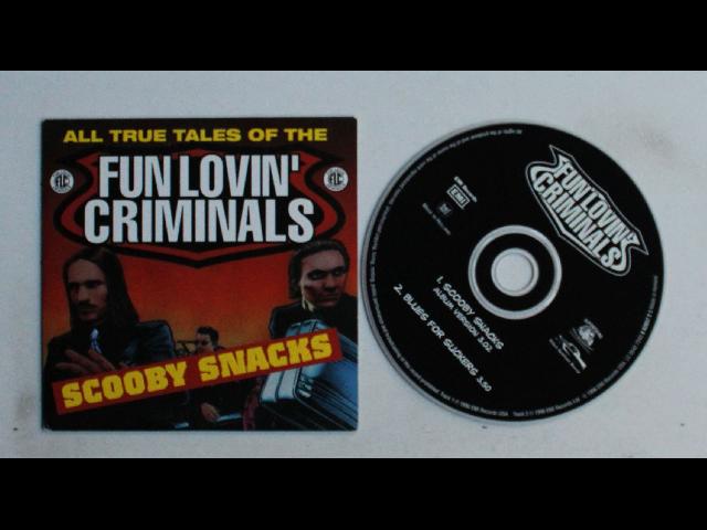 Fun Lovin' Criminals Scooby Snacks EU Cardcover CDSingle 1996