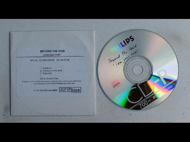 Beyond The Void I Am Your Ruin GER Adv CDR Single 2006 Demo Versions Gothic